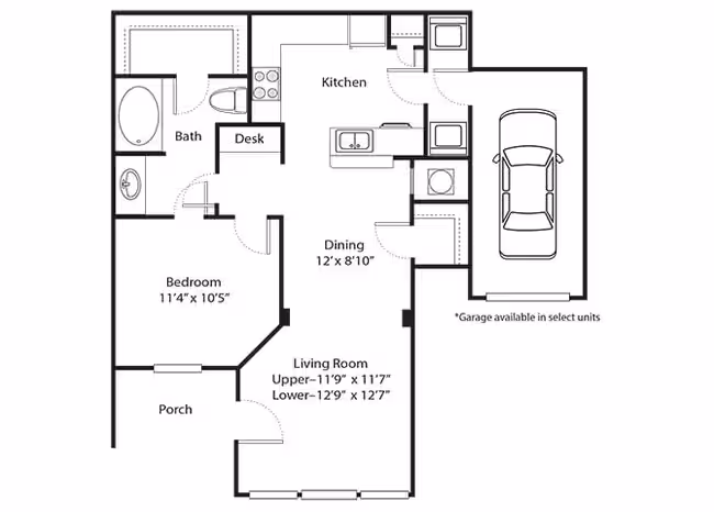 Unit 0305 2705 floor plan